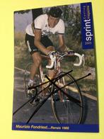wielerkaart 1988 team del tongo maurizio fondriest  signe, Verzenden, Zo goed als nieuw