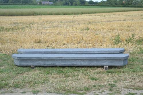 2 marches en pierre bleue lisse de 2m30, Jardin & Terrasse, Accessoires de piscine, Utilisé, Enlèvement