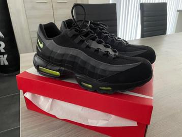 Nike Air Max 95 Black/LT Smoke Grey-Volt - Heren - Maat 45,5 beschikbaar voor biedingen