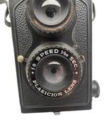 Bedfordflex-camera met dubbele lens — Hong Kong 1950, Bedfordflex, 1940 tot 1960, Ophalen of Verzenden, Fototoestel