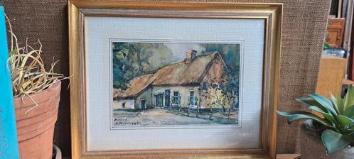 3x schilderijen R Verbrugghe, Antiek en Kunst, Kunst | Schilderijen | Klassiek, Ophalen of Verzenden