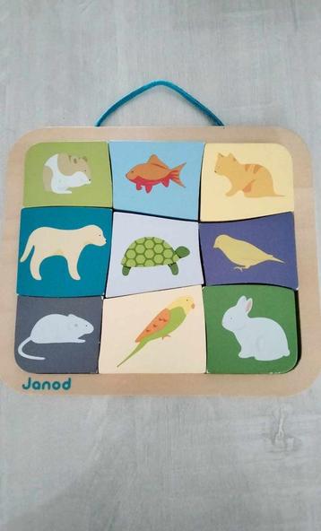 Puzzle / jouet magnétique animaux Janod