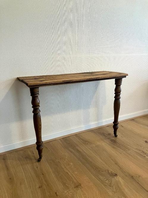 Wandtafel of site table eik, Huis en Inrichting, Tafels | Sidetables, Ophalen