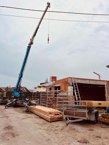 Dakdekkerskraan te huur, Enlèvement, Utilisé, Ascenseur de chantier