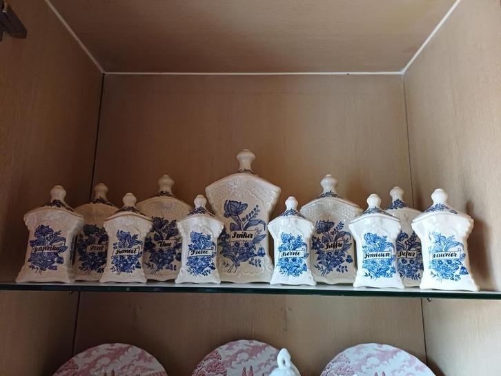 Kruidenpotten in Delft, Antiek en Kunst, Antiek | Keukengerei, Ophalen