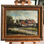 Antieke olieverf paneel gesigneerd, Ophalen