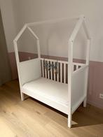 Bopita my first house babybed + Aerosleep matras & bescherm, Kinderen en Baby's, Kinderkamer | Bedden, Ophalen, Zo goed als nieuw