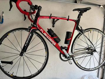 TE KOOP : Koersfiets carbon Flanders FX 2.0, Enlèvement, Comme neuf, Carbone
