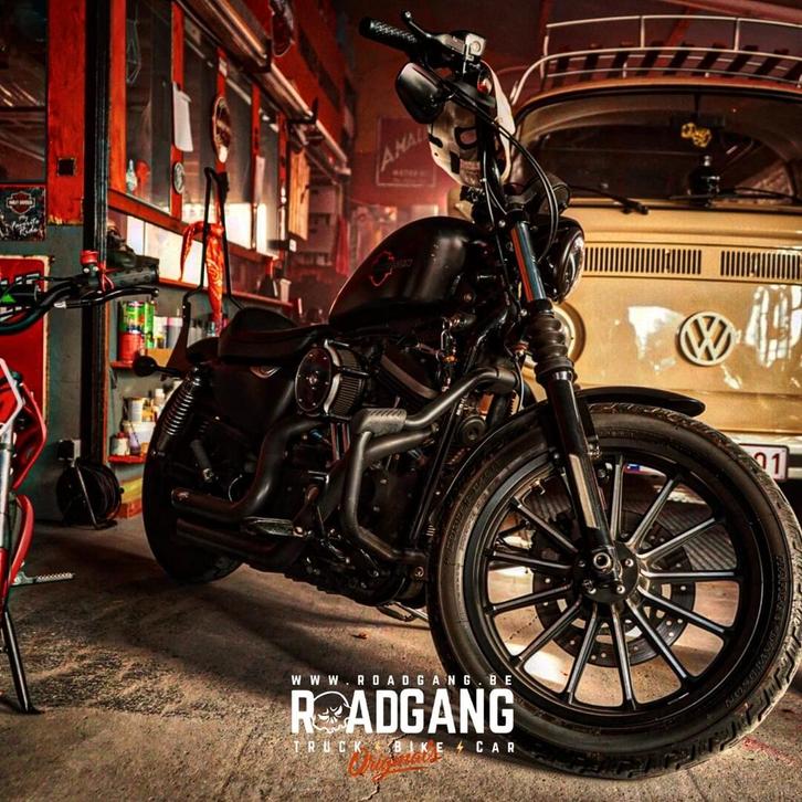 Iron 883 XL BLACK MAT CUSTOM, Motos, Motos | Harley-Davidson, Particulier