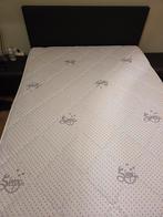 2-persoonsbed 140x200 boxspring  zwart kunstleder Sleepworld, Ophalen, Zwart