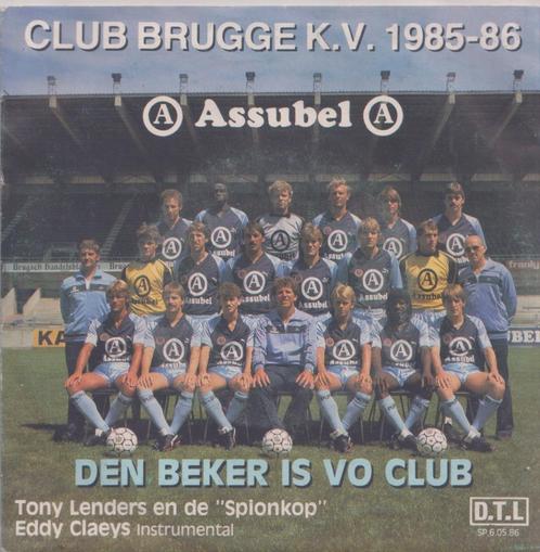 Tony Lenders en de Spionkop – Den beker is vo club - Single, Cd's en Dvd's, Vinyl Singles, Gebruikt, Single, Nederlandstalig, 7 inch