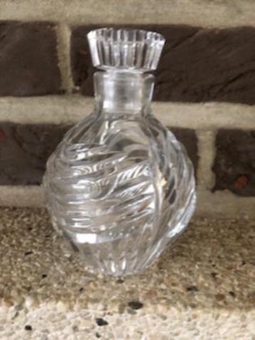 bouteille de parfum en cristal vintage, Enlèvement, Comme neuf, Cristal