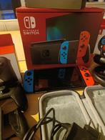 Nintendo Switch OLED met vele extras, Games en Spelcomputers, Spelcomputers | Nintendo Switch, Switch OLED, Ophalen of Verzenden