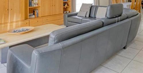 lederen zetel, Huis en Inrichting, Zetels | Zetels en Chaises Longues, Gebruikt, Overige maten, 250 tot 300 cm, 75 tot 100 cm