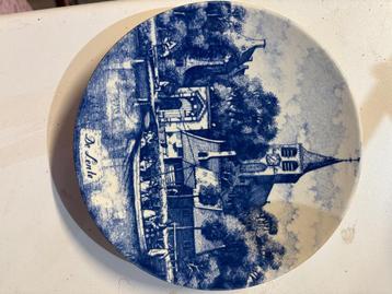 Assiette Delft ancienne, motif traditionnel, Enlèvement