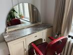 Vintage kapperstafel -en stoel, Antiek en Kunst, Ophalen