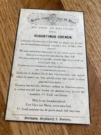 Oorlogsslachtoffer, Beverloo, 1944, coenen, Verzamelen, Bidprentjes en Rouwkaarten, Verzenden, Bidprentje