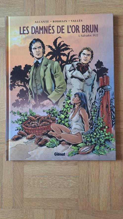 Les damnés de l'or brun - T1 (EO, TBE), Boeken, Stripverhalen, Zo goed als nieuw, Eén stripboek, Ophalen of Verzenden
