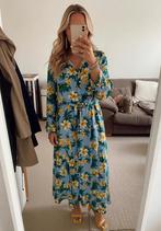 Bloemenjurk maat 44, Jaune, Sous le genou, Envoi, Taille 42/44 (L)