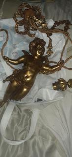 bronzen engelluster(putti) 30 cm, Antiek en Kunst, Ophalen