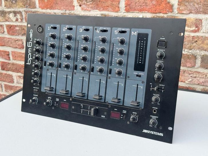 JB Systems BPM 6 USB Mengpaneel, TV, Hi-fi & Vidéo, Amplificateurs & Ampli-syntoniseurs, Comme neuf, Enlèvement