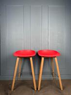 3 HAY About A Stool AAS32 65 cm zithoogte design barkrukken, Hout, Met voetsteun, 60 tot 90 cm, Ophalen of Verzenden