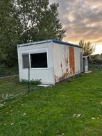 Bureelcontainer, Werfcontainer speelhuis kids, Doe-het-zelf en Bouw, Bouwketen en Schaftketen, Ophalen, Gebruikt