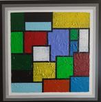 Schilderij: "COLOR AREAS". 70/70/4 cm., Ophalen of Verzenden