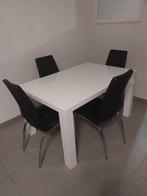 Eetkamer tafel met 4 stoelen., Huis en Inrichting, Complete eetkamers, Ophalen