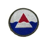 WWII US Iceland Department Command Patch Greenback, Ophalen of Verzenden