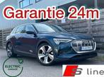 Etron *S-Line Exclusive * BTW * 21 inch, Auto's, Automaat, Testrit aan huis, Blauw, Leder
