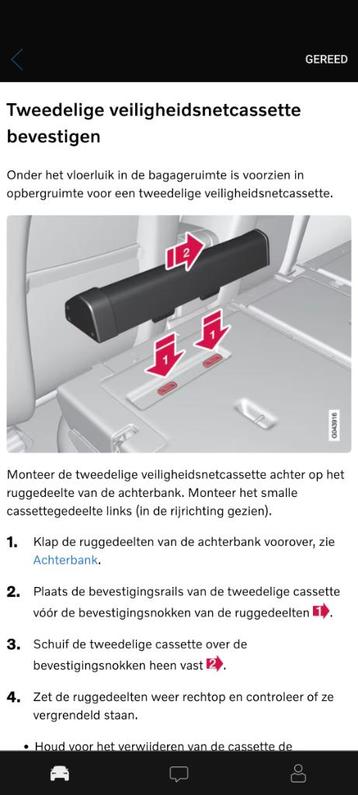 volvo veiligheidsnet V60 beschikbaar voor biedingen