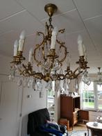 LUSTRE EN BRONZE ET CHRISTAL, Brons, Ophalen