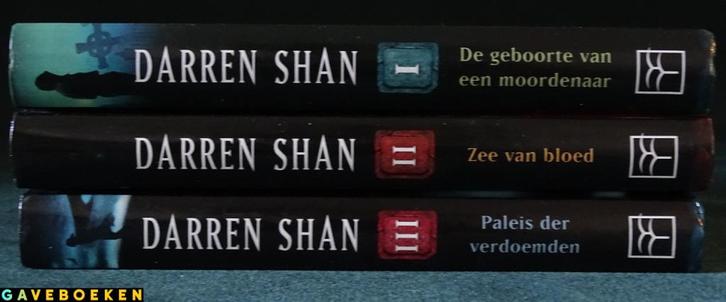 De Saga van Larten Crepsley - Darren Shan - De Fontein - 3x, Boeken, Fantasy, Gelezen, Ophalen of Verzenden