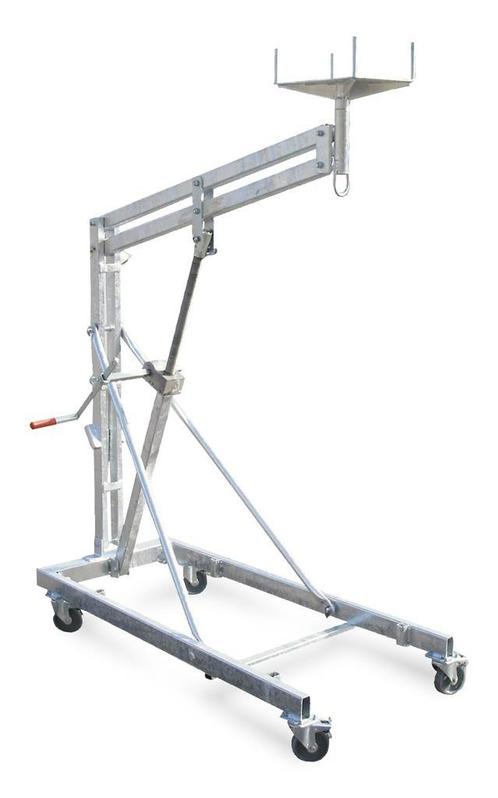 VERHUUR Hydraulische liggerlift van 600 kg, Doe-het-zelf en Bouw, Gereedschap | Overige machines, Zo goed als nieuw, Ophalen