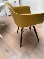 6 kuipstoelen oker setprijs, Huis en Inrichting, Stoelen, Ophalen, Zo goed als nieuw