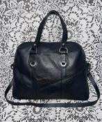 Longchamp tas van onberispelijk zwart leer, Ophalen of Verzenden, Zwart, Leer