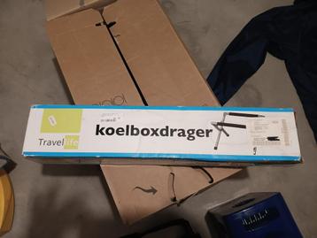 Koelboxdrager/ verhoger. Ideaal voor op de camping. 2x beschikbaar voor biedingen