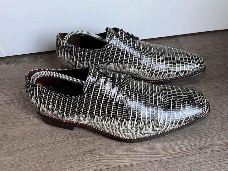 Floris van Bommel herenschoenen maat 9.5 / 43.5 H, Kleding | Heren, Schoenen, Zo goed als nieuw, Veterschoenen, Overige kleuren