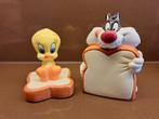 Sylvester and Tweety peper en zoutvaatje, Collections, Jouets miniatures, Comme neuf, Enlèvement ou Envoi