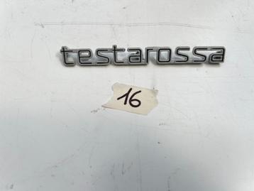 Testarossa-logo voor Ferrari Testarossa beschikbaar voor biedingen