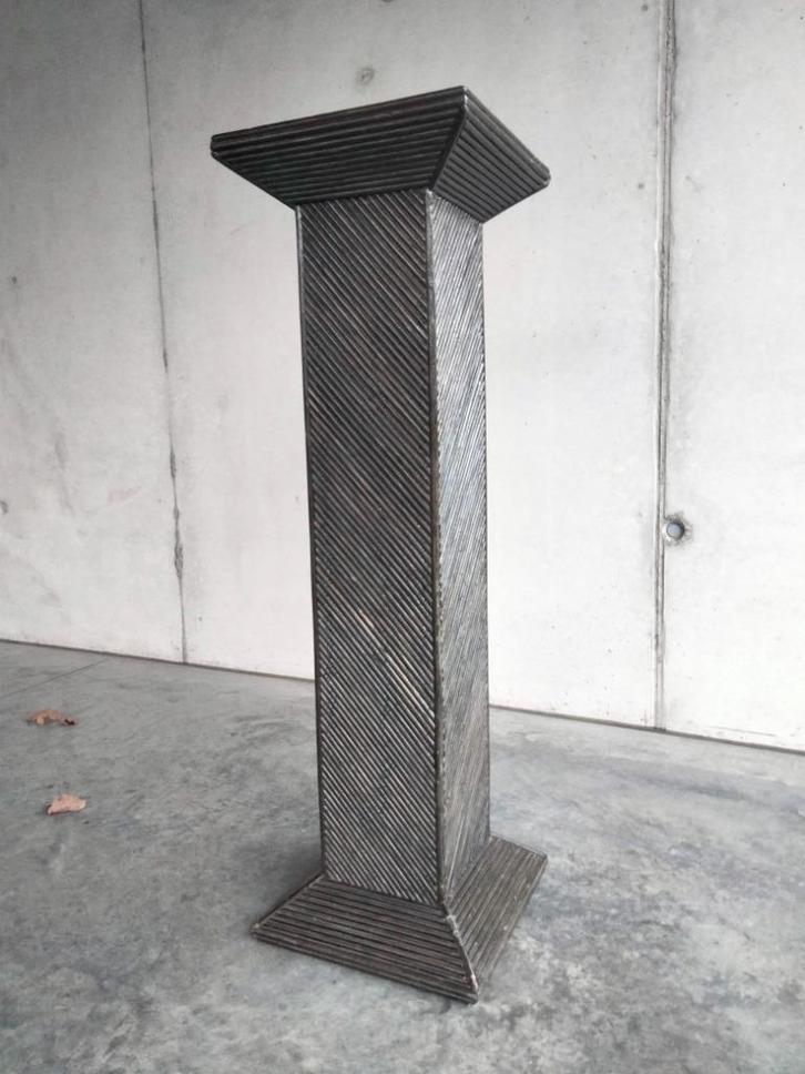 1970s vintage Boho Bohemian zuil pilaar staander, Huis en Inrichting, Woonaccessoires | Zuilen en Pilaren, Gebruikt, Ophalen