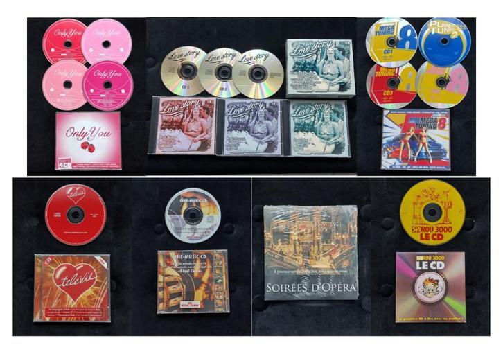 34 cd audio vintage - simple 2€ pièce, CD & DVD, CD | Autres CD, Utilisé, Enlèvement