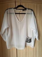 Witte blouse TU, Comme neuf, Taille 38/40 (M), Enlèvement ou Envoi, Blanc