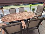Tuinset gratis af te halen, Ophalen, Gebruikt, 6 zitplaatsen, Aluminium