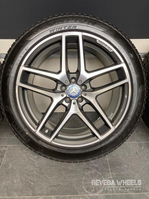 21” orig Mercedes GLE Coupe C292 AMG velgen + winterbanden, Auto-onderdelen, Banden en Velgen, Banden en Velgen, Winterbanden