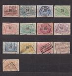 België Spoorwegzegels 1895 TR15-TR27 gestempeld, Postzegels en Munten, Verzenden, Gestempeld, Gestempeld