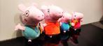 Setje Peppa Pig & familie knuffels, Kinderen en Baby's, Speelgoed | Knuffels en Pluche, Zo goed als nieuw, Ophalen