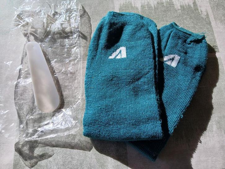 kousen Alitalia met schoenlepel in origineel Alitalia zakje, Verzamelen, Luchtvaart en Vliegtuigspotten, Nieuw, Overige typen