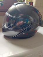 Te koop grijze shoei systeemhelm maat large, Motoren, Shoei